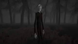#NVJOB Slender v1.1. (Unity, Rigged, BlendShapes). Slender Man Concept. Free Unity Asset.