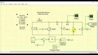 Closed Loop Boost Converter With Plecs Program