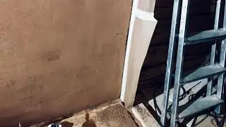 Renovation: one side done and covered | timber feature wall