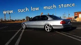 Finally, the front gets more low...E38 740i