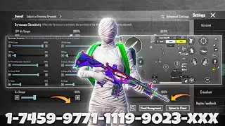 Bgmi Sensitivity Settings 🔥2025 Zero Recoil Sensitivity Code in Bgmi/Pubg | Bgmi 4.0 Sensitivity