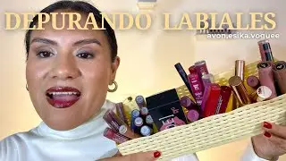 HOY DEPURO LABIALES 💄💥AVON,VOGUEE etc🗑 CLASIFICANDO LOS QUE SE QUEDAN Y LOS QUE SE VAN #depuración