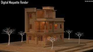 How to Create Digital Marquette Render Model with V-Ray for SketchUp (#sketchup)