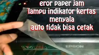Epson l310 eror || tidak bisa buat cetak.