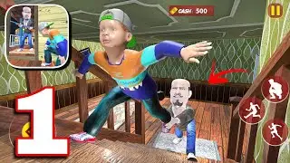 Scary Neighbor Prank House 3D Gameplay Walkthrough Part 1