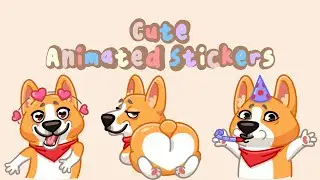 ✿ Cute Animated Stickers | Free Download Link ✿