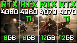 RTX 4060 vs RTX 4060 Ti vs RTX 4070 vs RTX 4070 Ti | Test in 14 Games | How Big The Difference is??