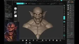 Orc Sculpt Part 1 - Zbrush Blockout