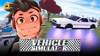 PLAYING ROBLOX Vehicle Simulator WITH THE CREATOR!  | POG:R