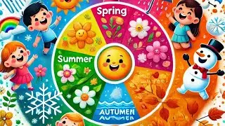 The Four Seasons Song for Kids | Fun Sing-Along with Lyrics & Animation