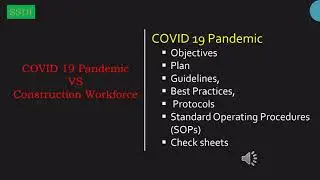 COVID 19 Best Practices Guidelines  For CONSTRUCTION Workers ( PART I)