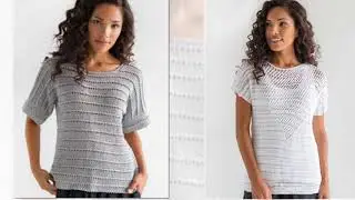 Summer. Tops and pullovers.    #crochet #knitting #ModaFashionLook #knitting #