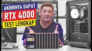 @265 ini dia VGA NVIDIA RTX A4000 libas habis 3D max, Lumion, Blender, Maya workstation GPU / Quadro