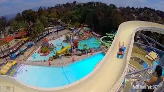 High Extreme Water Slide POV - Raging Waters 2015 - Water Park