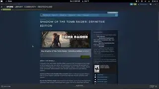 Shadow Of The Tomb Raider On Linux Using Vulkan