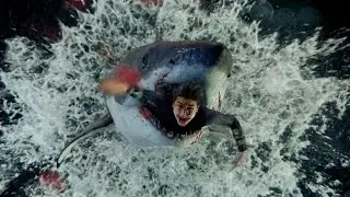UNDER PARIS 2024 : Shark Attack The Divers Full Scene HD