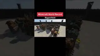 Minecraft Biggest build #minecraft #minecraftshorts #minecraftbuilds