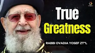The Greatness Of Rabbi Ovadia Yosef ZT