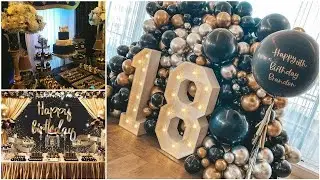 Black and Gold Birthday Themes || Birthday Themes || 2021 || Zaifi Fashion.