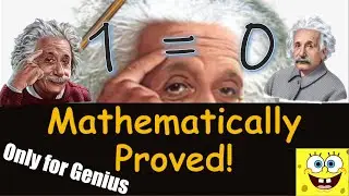 Maths | quiz | for genius |1=0 | proove | riddle | solve this |