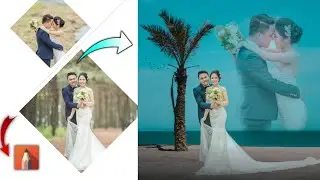 Pre Wedding Photo Dual Exposure Editing In Sketchbook | pre |wedding photo editing in mobile |