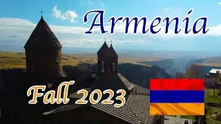 Armenia. Country of stones. Fall 2023. 4k drone video