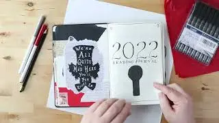 How I use My Reading Journal // My Reading Journal In Action // 2022 Alice in Wonderland Theme