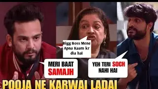 bigg boss ott 2 live, Fukra Insaan aur Elvish yadav ke bich Pooja bhatt ne kiye difference create