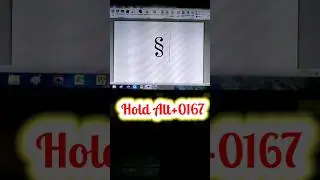 Shortcut key for symbol ||Alt key 