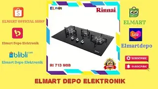 Kompor Tanam Rinnai 3 Tungku RI 713 NGB - 713 N GB / unboxing