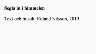 Segla in i himmelen - Roland Nilsson