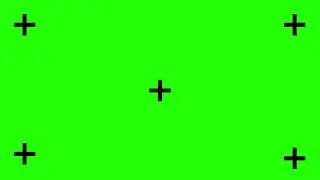 2 HOURS GREEN SCREEN BACKGROUND 4K, WITH TRACKING MARKS / CHROMAKEY