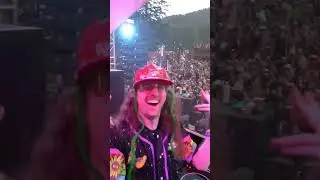 AHEE dropping Blitzkrieg Bop (Tynan remix at Shambhala  #punk #drumandbass #musicfestival #bassface