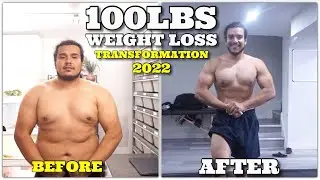 100 LBS Weight Loss Transformation! My 1 Year Fitness Journey!