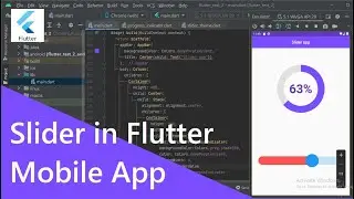 How to Add Slider in Flutter App for Beginners | Flutter Tutorial 9