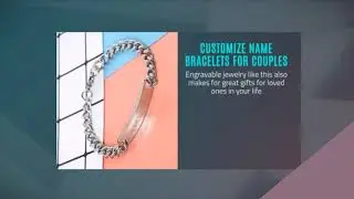 Customize Name Bracelets For Couples
