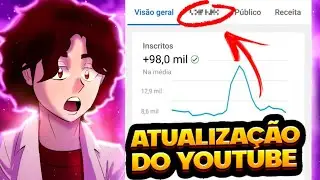 ESSA ABA DO YOUTUBE PODE SALVAR O TEU CANAL!