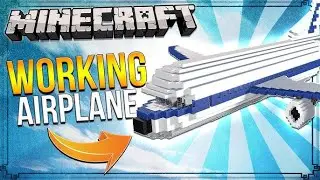 How to Make A flying Passenger plane (EXTREMELY EASY) In Minecraft (1.14+) | A DetailedTutorial