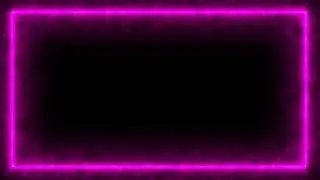Neon Border Loop, Neon Gaming Frame, Green Screen, Black Screen Effects, Background effects