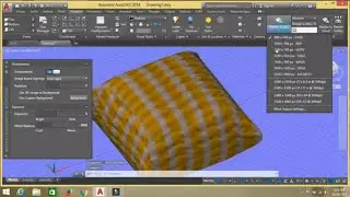 Making 3d Cushion in AutoCAD 2018