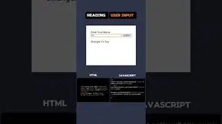 Reading user input using Javascript