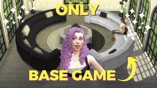 The Sims 4 Curved Couch - Base Game Tutorial ✨