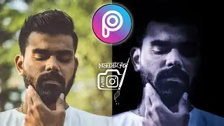 PicsArt editing tutorial : Dark tone effect | Lightroom curve | editing done by MSeditz96