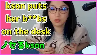 kson puts her things on the desk