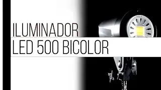 Led de estudio video light bicolor led-500b para foto e vídeo 3200-5500k