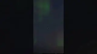 F-35 flyby with the northern lights #flightsimulator #fighterjet #f35 #northernlights