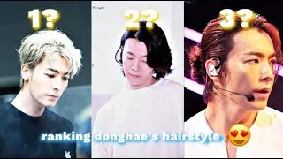 ranking lee donghae's hairstyles | top 10