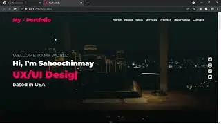 Portfolio Template using  #HTML, #CSS, #Javascript | Sahoochinmay