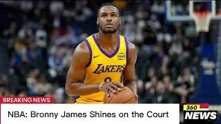 NBA: Bronny James Shines on the Court #bronnyjames #nba #sportsupdate