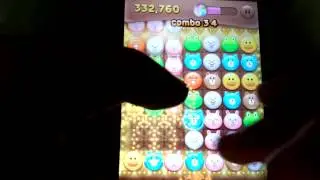 LINE POP 690,580点(ボーナス込み 807,980点/アイテムなし)